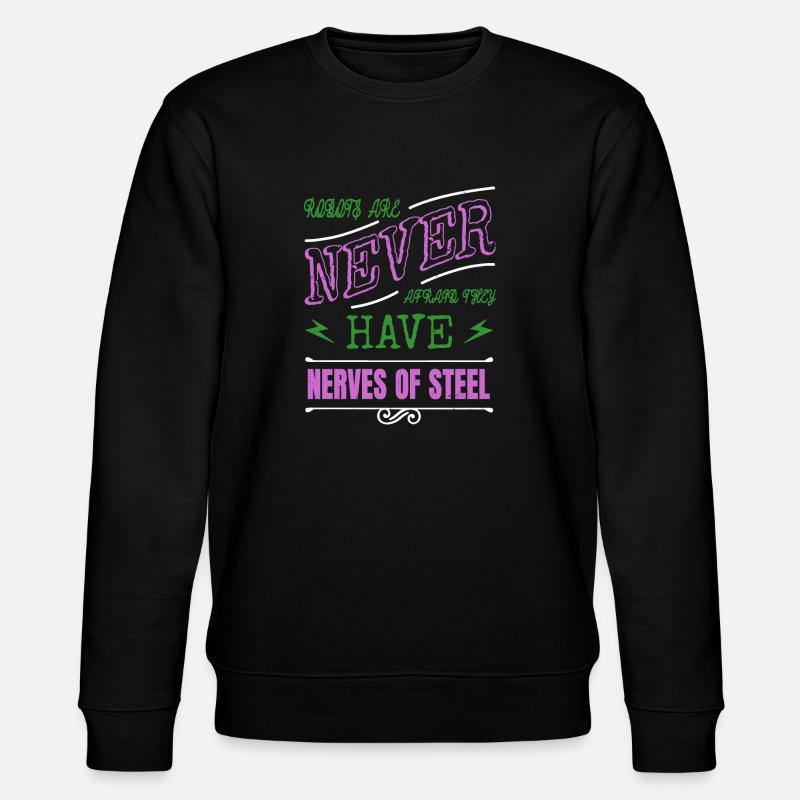 biomedical engineering geek computer automation - Stanley/Stella Unisex Bio-Sweatshirt CHANGER  - Schwarz