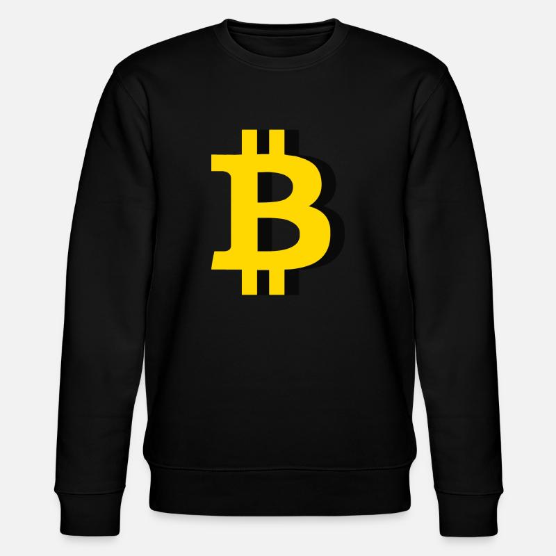Bitcoin Geschenk - Stanley/Stella Unisex Bio-Sweatshirt CHANGER  - Schwarz