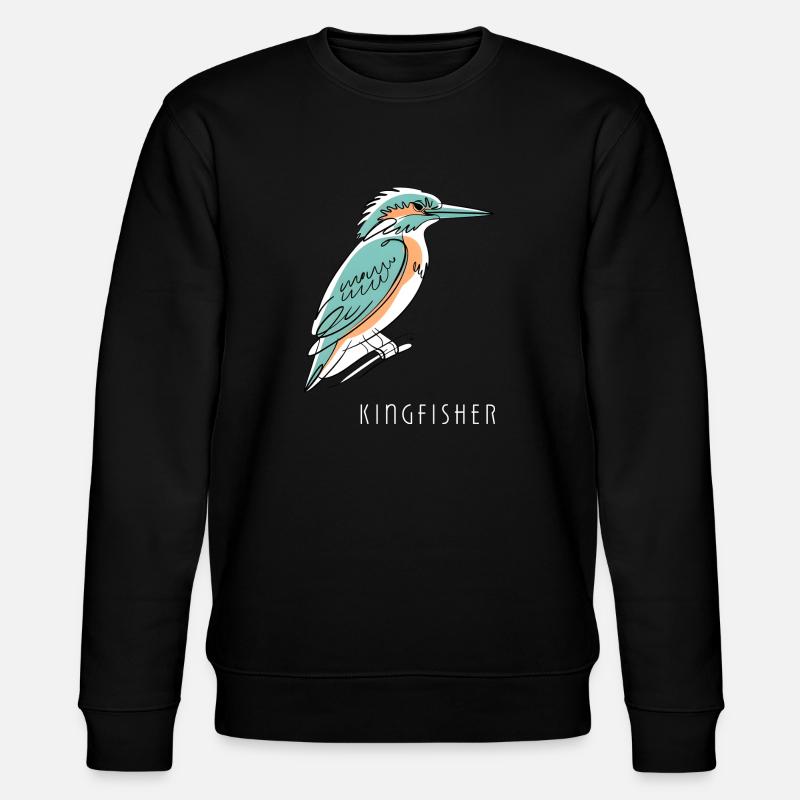 Martin-pêcheur Eisvogel - Sweat bio CHANGER Stanley/Stella Unisexe - noir