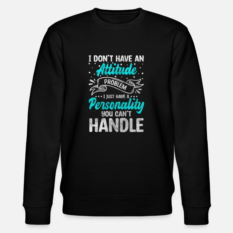 Kellner Fachkraft Lustig Beruf Service - Stanley/Stella Unisex Bio-Sweatshirt CHANGER - Schwarz