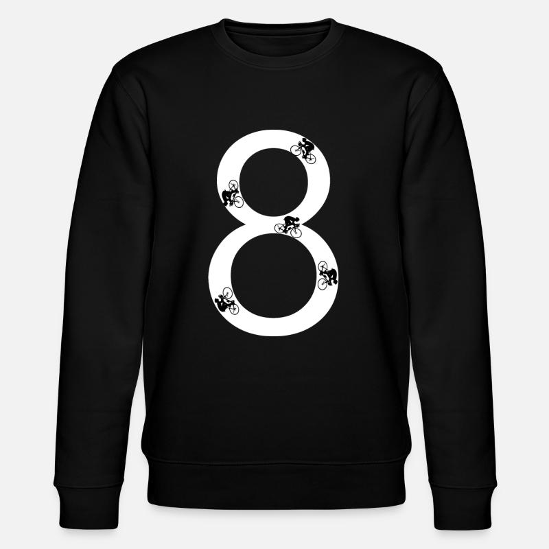 Bicycle Race Retro Design - Stanley/Stella CHANGER Unisex Organic Sweatshirt - black