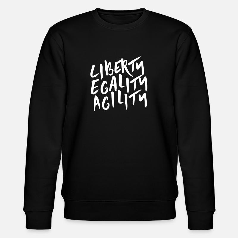 Liberty Egality Agility - Sweat bio CHANGER Stanley/Stella Unisexe - noir