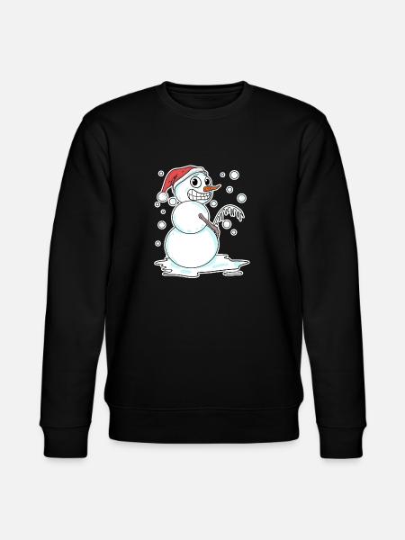 Snowman funny - Stanley/Stella CHANGER Unisex Organic Sweatshirt - black