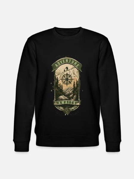 Adventure Seeker - Stanley/Stella CHANGER Unisex Organic Sweatshirt - black