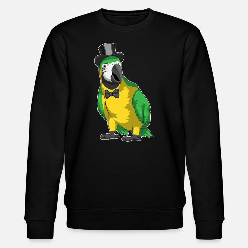 Parrot Groom Cylindre Mariage - Sweat bio CHANGER Stanley/Stella Unisexe - noir