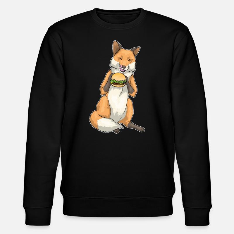 Fuchs Burger - Stanley/Stella CHANGER Unisex Organic Sweatshirt - black