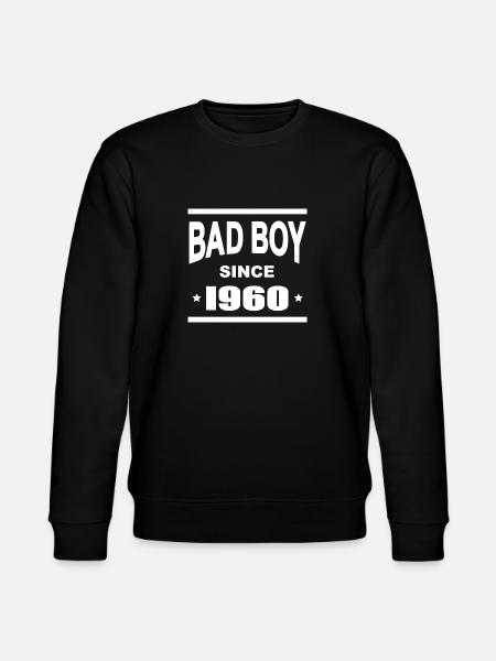 Bad boy since 1960 - Stanley/Stella CHANGER Unisex Organic Sweatshirt - black