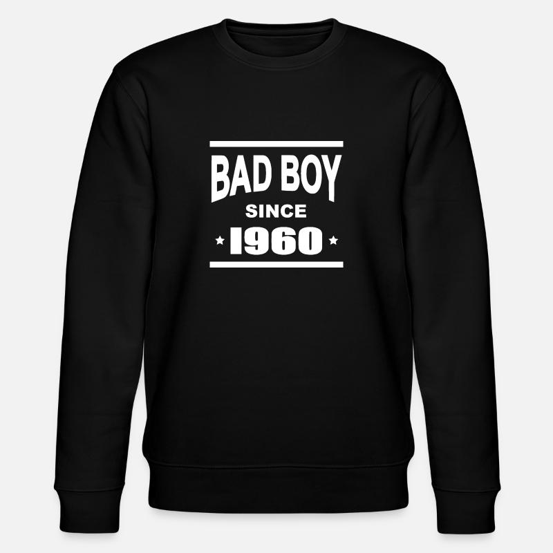 Bad boy since 1960 - Stanley/Stella Unisex Bio-Sweatshirt CHANGER  - Schwarz