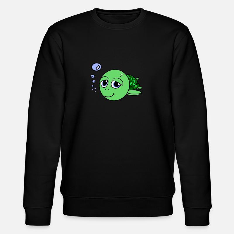 Tortue - turtle - Sweat bio CHANGER Stanley/Stella Unisexe - noir