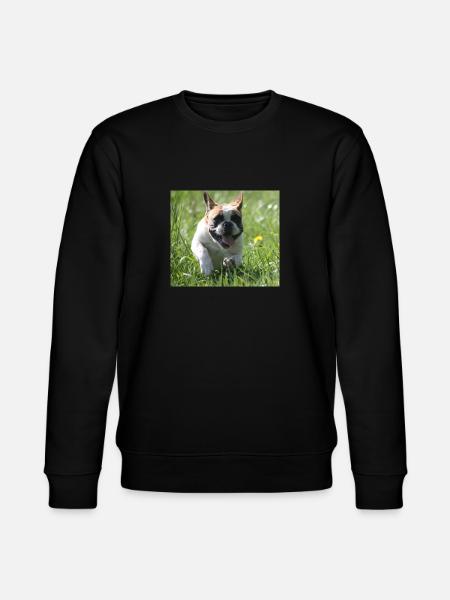 Go Bully Go French Bulldog - Stanley/Stella CHANGER Unisex Organic Sweatshirt - black