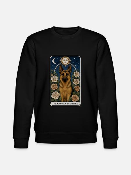 Deutscher Schäferhund - Stanley/Stella Unisex Bio-Sweatshirt CHANGER  - Schwarz