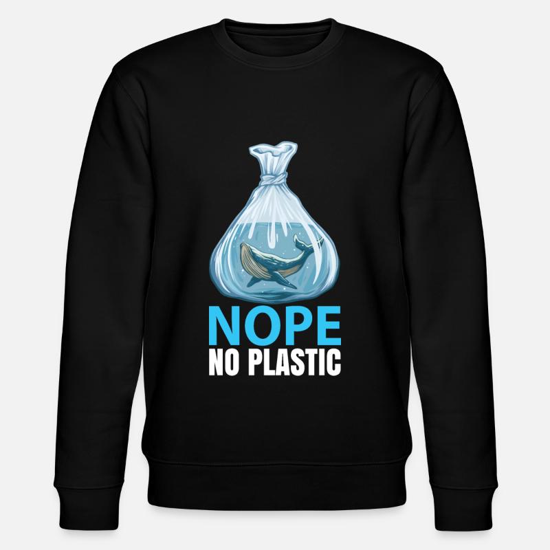 baleine - Sweat bio CHANGER Stanley/Stella Unisexe - noir