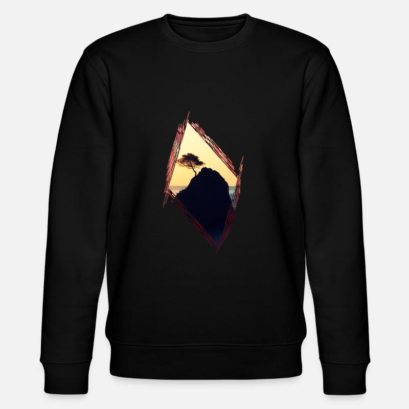 tree - Stanley/Stella CHANGER Unisex Organic Sweatshirt - black