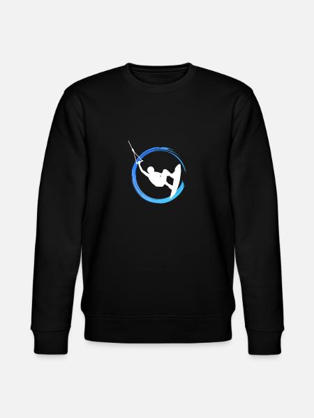 Wakeboarding T-Shirt Gift Wakeboarder - Stanley/Stella CHANGER Unisex Organic Sweatshirt - black