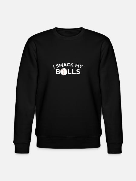 I Smack My Balls Shirt Baseball Regalo - Felpa ecologica unisex CHANGER di Stanley/Stella - nero