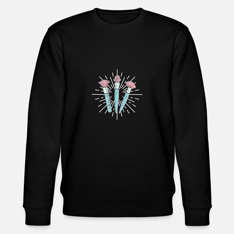 Makeup Artist Geschenk Shirt - Stanley/Stella Unisex Bio-Sweatshirt CHANGER  - Schwarz