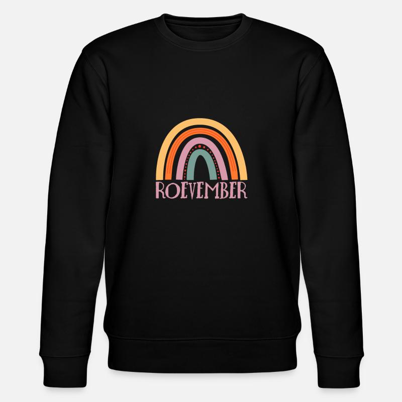 Roevember Shirt Gift - Stanley/Stella CHANGER Unisex Organic Sweatshirt - black