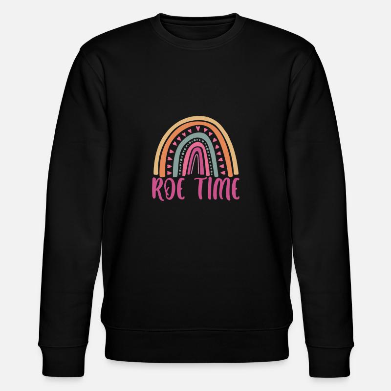 Roe Time Shirt Geschenk Roevember - Stanley/Stella Unisex Bio-Sweatshirt CHANGER  - Schwarz
