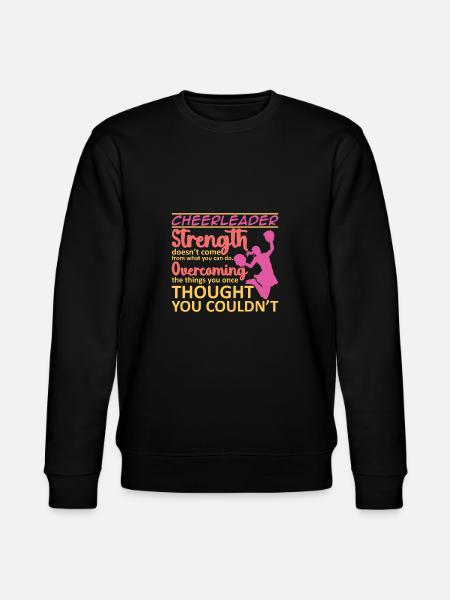 Cheerleading Shirt Geschenk - Stanley/Stella Unisex Bio-Sweatshirt CHANGER  - Schwarz