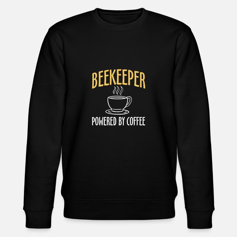 Beekeeper Powered By Coffee - Stanley/Stella CHANGER Unisex Organic Sweatshirt - black