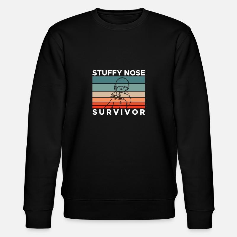 Survivant du nez bouché - Sweat bio CHANGER Stanley/Stella Unisexe - noir