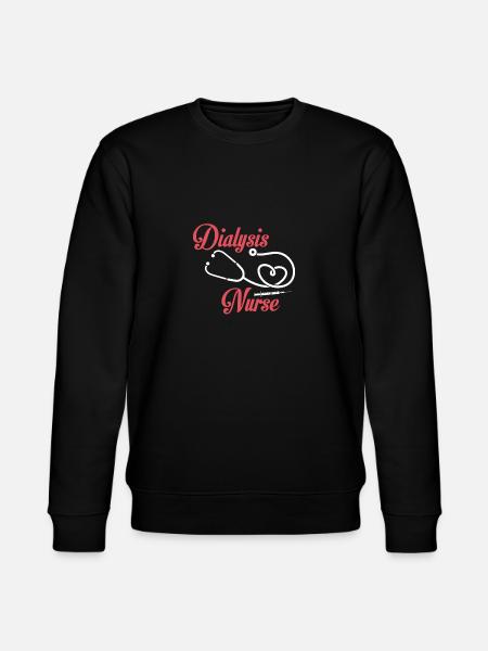 Dialysis Nurse Shirt - Stanley/Stella CHANGER Unisex Organic Sweatshirt - black