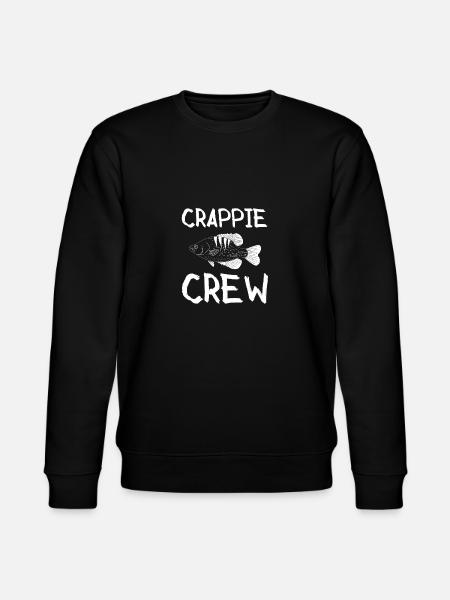 Crappie Crew Shirt Gift - Stanley/Stella CHANGER Unisex Organic Sweatshirt - black