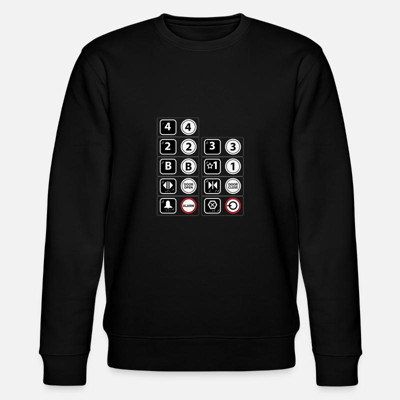 Chemise Elevator Buttons - Sweat bio CHANGER Stanley/Stella Unisexe - noir