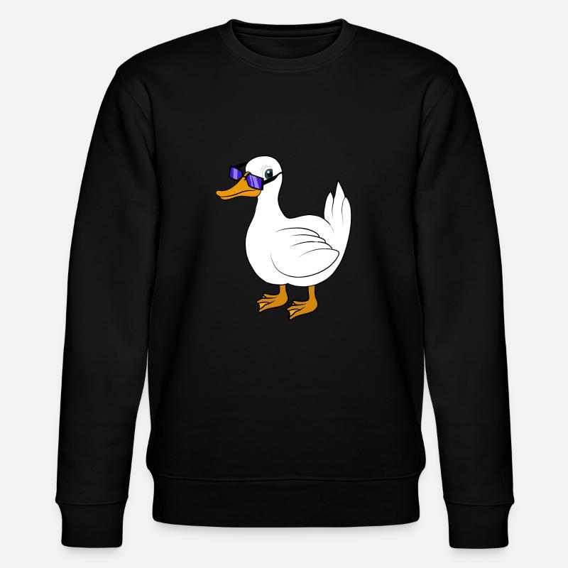 Ente Sonnenbrille cool - Stanley/Stella Unisex Bio-Sweatshirt CHANGER  - Schwarz