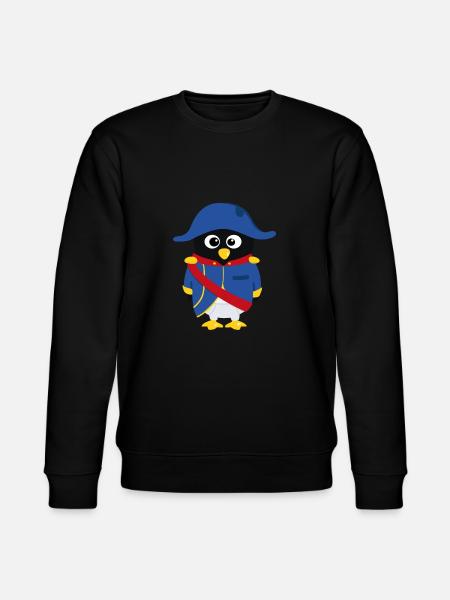 Penguin Napoleon - Stanley/Stella CHANGER Unisex Organic Sweatshirt - black