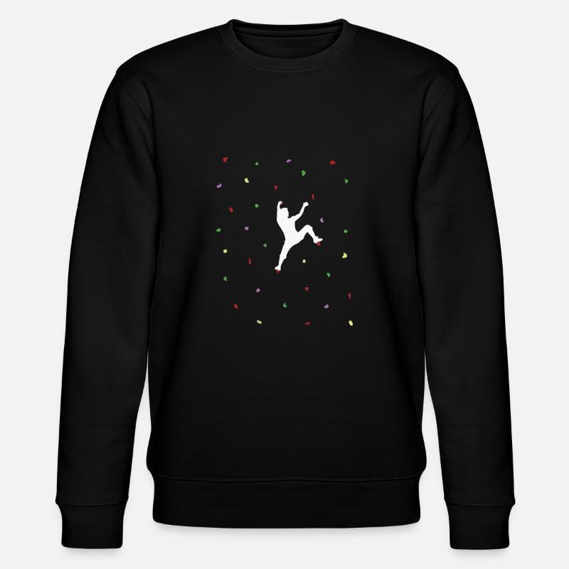 Bouldering climbing climbing - Stanley/Stella CHANGER Unisex Organic Sweatshirt - black