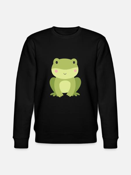 frog - Stanley/Stella CHANGER Unisex Organic Sweatshirt - black
