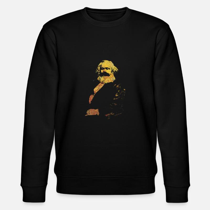 Karl Marx - Stanley/Stella Unisex Bio-Sweatshirt CHANGER - Schwarz