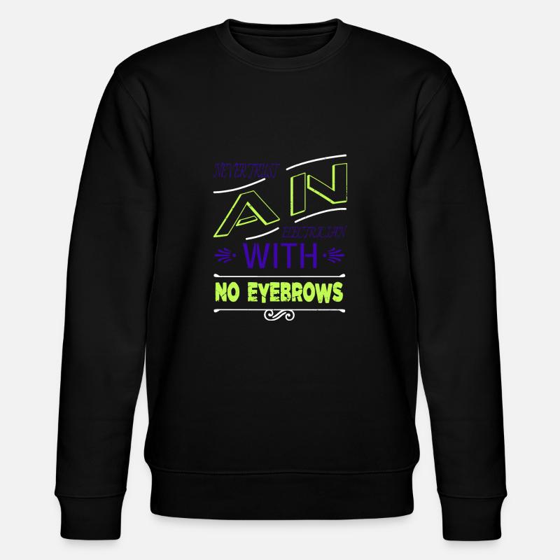 electrician bib engineer electricians retired - Stanley/Stella Unisex Bio-Sweatshirt CHANGER  - Schwarz