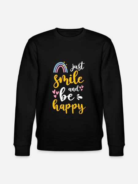 Happiness Positive Holiday - Stanley/Stella CHANGER Unisex Organic Sweatshirt - black