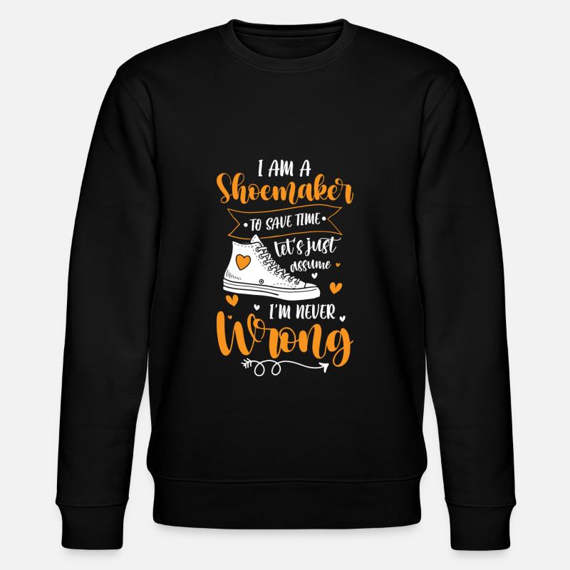 Schuster Semelle Job - Sweat bio CHANGER Stanley/Stella Unisexe - noir