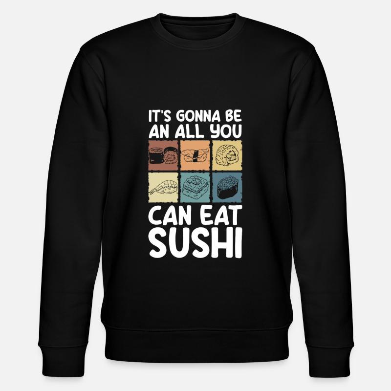 Buffet counter self-service gourmet - Stanley/Stella CHANGER Unisex Organic Sweatshirt - black