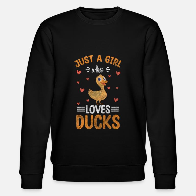 Canetons Baignade Canard Natation - Sweat bio CHANGER Stanley/Stella Unisexe - noir
