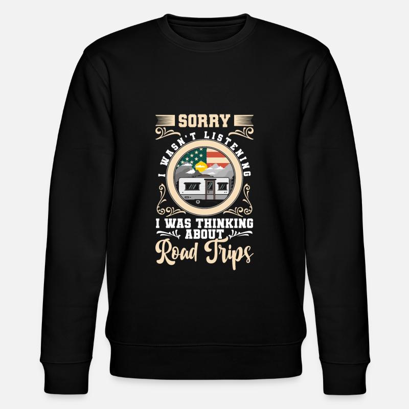 Adventure Excursion Experience Freedom - Stanley/Stella CHANGER Unisex Organic Sweatshirt - black