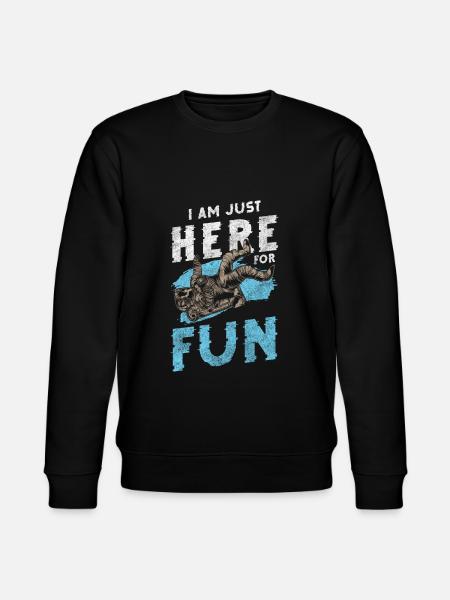Space, Moon, Galaxy, Space travel - Stanley/Stella CHANGER Unisex Organic Sweatshirt - black