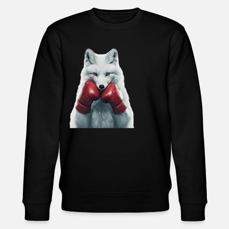 Polarfuchs - Stanley/Stella Unisex Bio-Sweatshirt CHANGER  - Schwarz