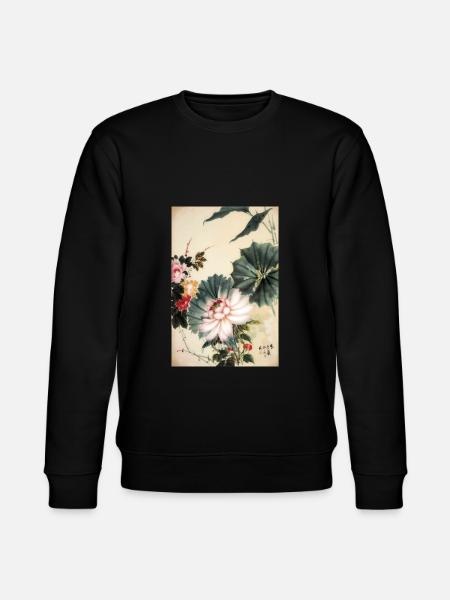 Floral 279 - Stanley/Stella CHANGER Unisex Organic Sweatshirt - black
