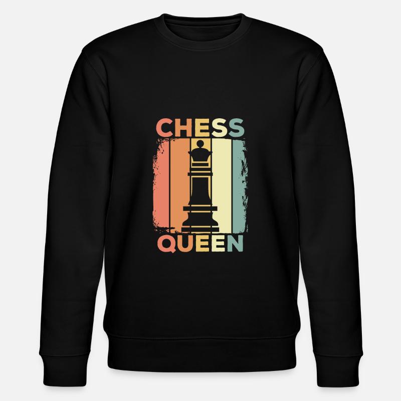 Schach - Stanley/Stella Unisex Bio-Sweatshirt CHANGER  - Schwarz