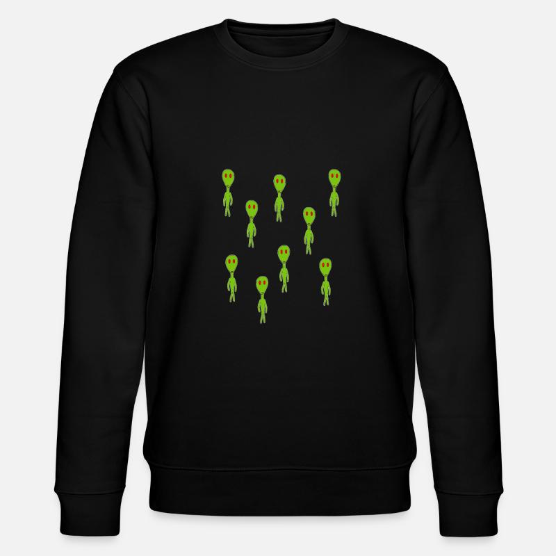Aliens - Stanley/Stella Unisex Bio-Sweatshirt CHANGER  - Schwarz