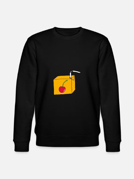 Trinkpäckchen Kirsche - Stanley/Stella Unisex Bio-Sweatshirt CHANGER - Schwarz