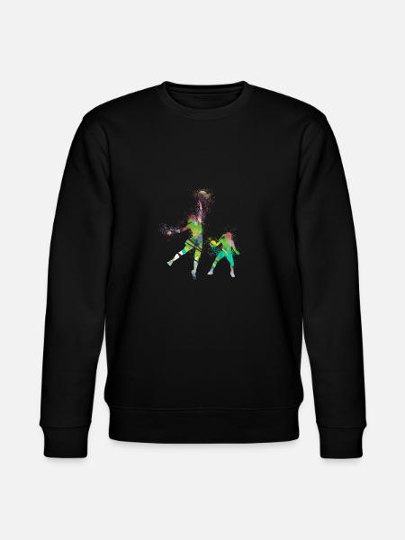 basketballerin,basketball,Graffiti - Stanley/Stella Unisex Bio-Sweatshirt CHANGER  - Schwarz
