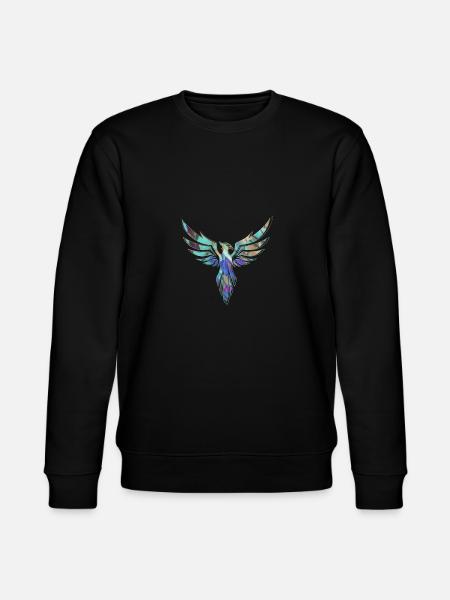 Phoenix,bird,graffiti,painting,blue - Stanley/Stella CHANGER Unisex Organic Sweatshirt - black