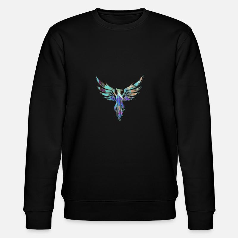 Phoenix,bird,graffiti,painting,blue - Stanley/Stella CHANGER Unisex Organic Sweatshirt - black