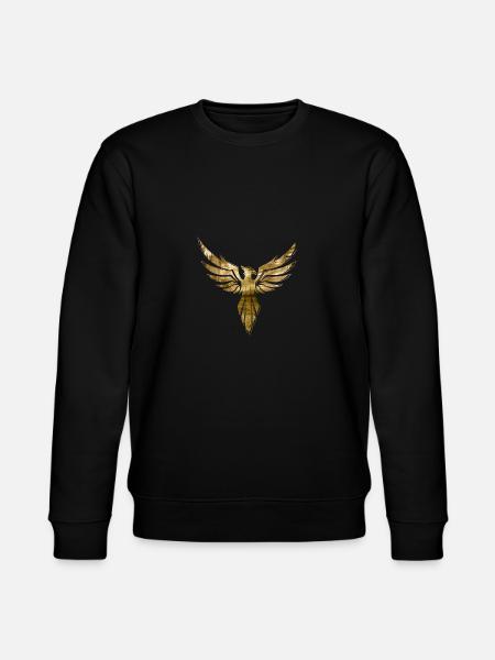 Phoenix,Bird,Graffiti,Gold - Stanley/Stella CHANGER Unisex Organic Sweatshirt - black
