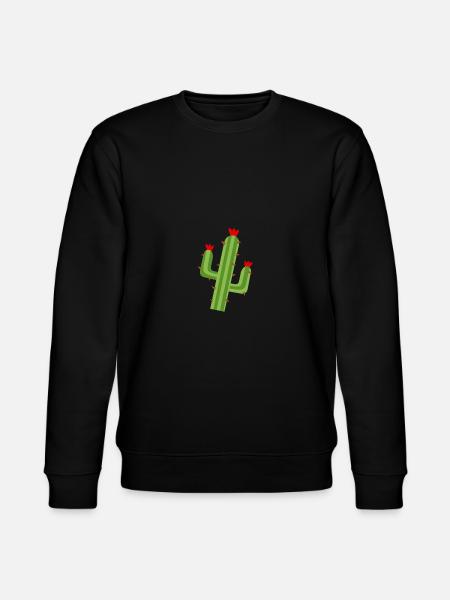 Cactus, cacti, succulents, cactus plants - Stanley/Stella CHANGER Unisex Organic Sweatshirt - black